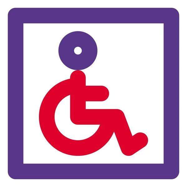 Οχήματα Αναπηρία Κινητικότητας Διαθέσιμα Στον Τερματικό Σταθμό Λεωφορείων — Διανυσματικό Αρχείο