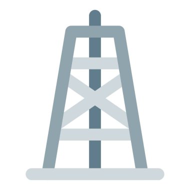 Petrol çıkarma için taşınabilir yapı sondajı.