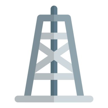 Petrol çıkarma için taşınabilir yapı sondajı.