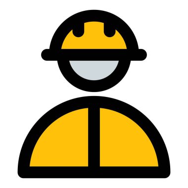 Koruyucu kıyafet giyen profesyonel bir işçi..