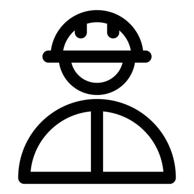 Koruyucu kıyafet giyen profesyonel bir işçi..