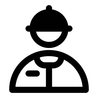 Petrol endüstrisi mühendisi ve güvenlik üniforması.