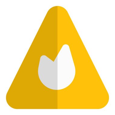 Olası yangın tehlikesi uyarısı.