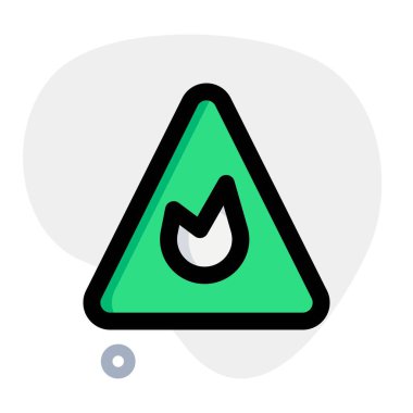 Olası yangın tehlikesi uyarısı.