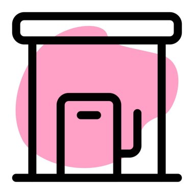 Benzin ikmal araçları için benzin teklif eden istasyon.