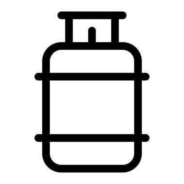 Araçlar için yanıcı gaz depolama tankı.