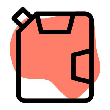 Benzin deposu için sıkıştırılmış yakıt deposu.