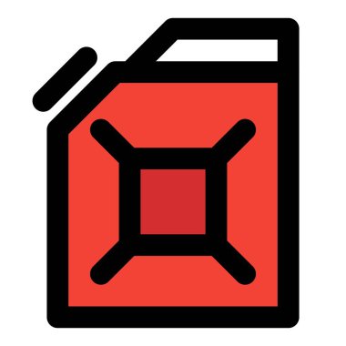 Tutulan bidon ya da taşınabilir konteynır.