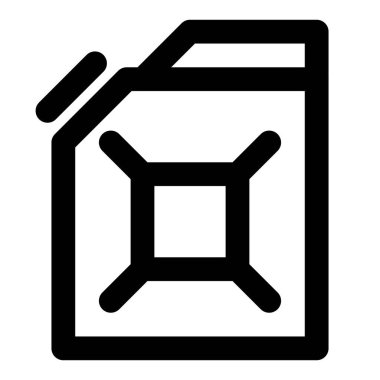 Tutulan bidon ya da taşınabilir konteynır.