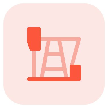 Kuyulardan petrol çıkaran mekanik bir cihaz.