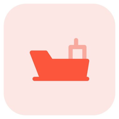 Sıvı yağ taşımak için büyük bir tank.