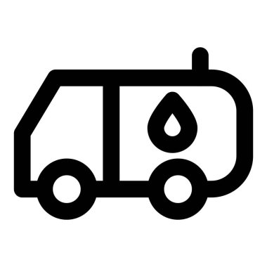 Sıvı petrol ürünleri taşıyan kamyon.