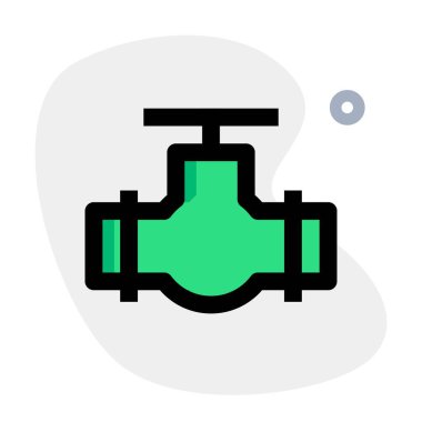 Valf boru akışını düzenler veya yönetir.