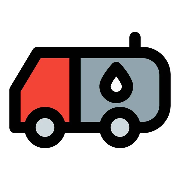 Truck Carrying Liquid Petroleum Products — Stock Vector