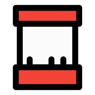 Dolaplarda ve atari salonlarında eğlence amaçlı Retro video oyunları.