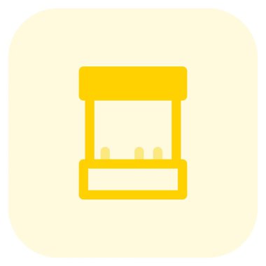 Dolaplarda ve atari salonlarında eğlence amaçlı Retro video oyunları.