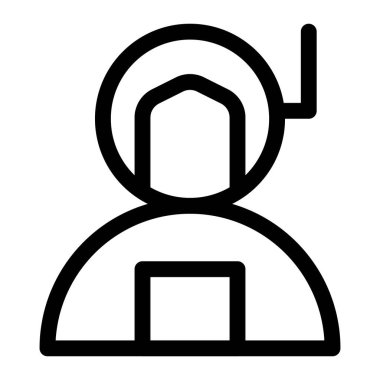 Bir astronot özel uzay kıyafeti giyer..