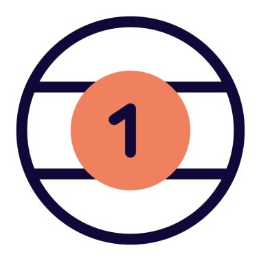 Bilardo oyunlarında kullanılan küçük sert top.