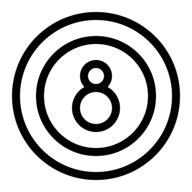 Bilardo ya da bilardo oyunlarında kullanılan bilardo topu.