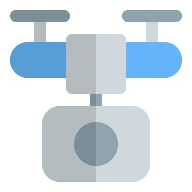 Uzayda İHA gökyüzü manzaralarını yakalıyor.