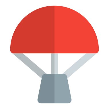 Kapsül paraşütleri sağlayan güvenli düşüş.