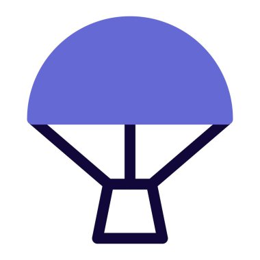 Kapsül paraşütleri sağlayan güvenli düşüş.