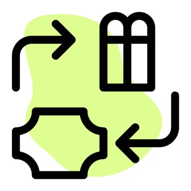 Oyun alanındaki geçiş kartları..