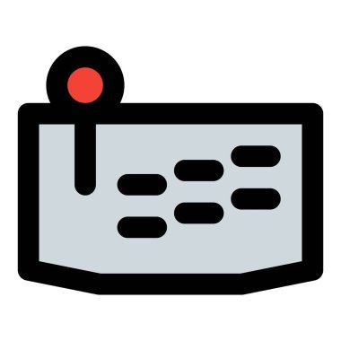 Düğmeli oyun pedi veya kontrol için joystick.