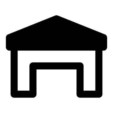 Uzay aracı ya da uçak deposu inşaatı.