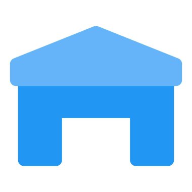 Uzay aracı ya da uçak deposu inşaatı.