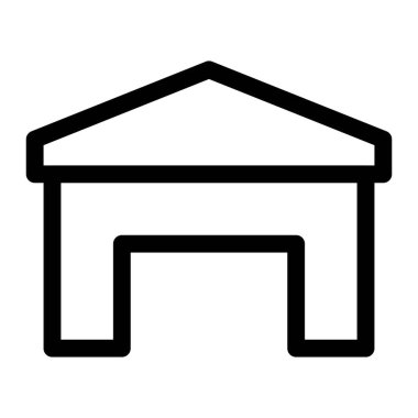 Uzay aracı ya da uçak deposu inşaatı.