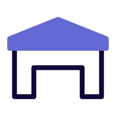 Uzay aracı ya da uçak deposu inşaatı.