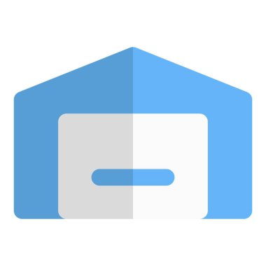 Uzay araçlarını depolamak için tasarlanan bina.