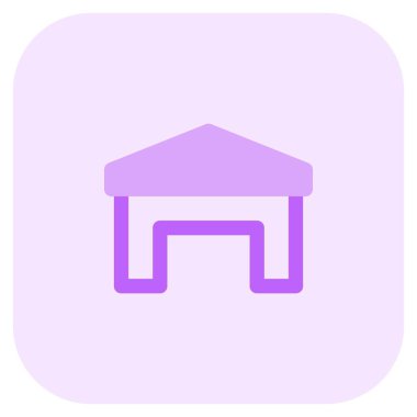 Uzay aracı ya da uçak deposu inşaatı.