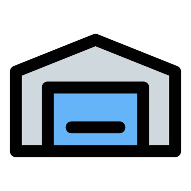 Uzay araçlarını depolamak için tasarlanan bina.