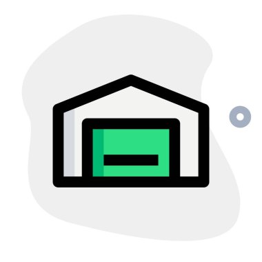 Uzay araçlarını depolamak için tasarlanan bina.