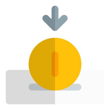 Bir atari makinesini çalmak para yerleştirmeyi gerektirir.