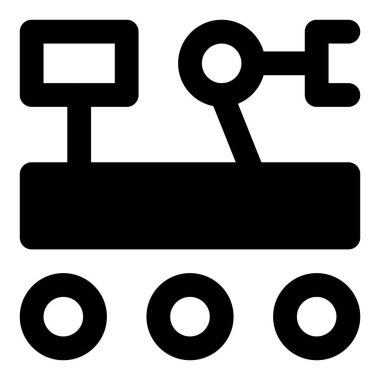 Mars 'ta yüzey keşfi için robot araç.