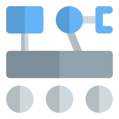 Mars 'ta yüzey keşfi için robot araç.