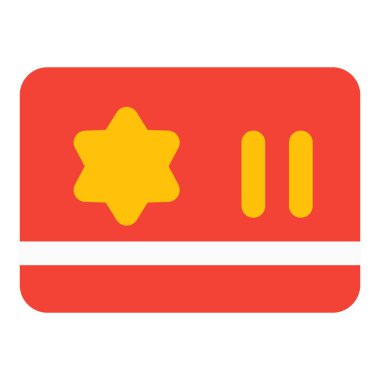 Oyun için özel yıldız üyelik kartı.