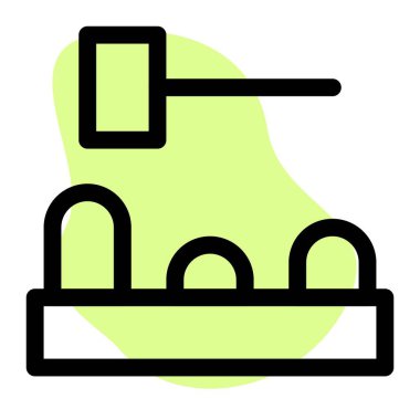 Köstebeği patlat, bir oyun makinesi.