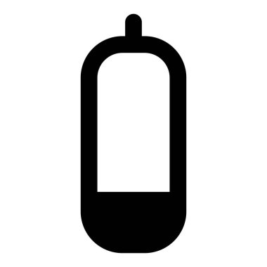 Uzayda kullanmak için oksijen depolanan konteyner.