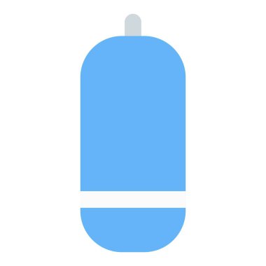 Uzayda kullanmak için oksijen depolanan konteyner.