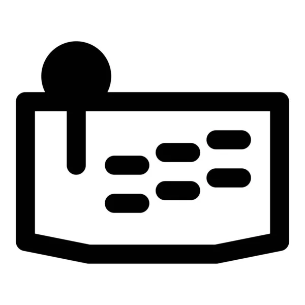 Gamepad Com Botão Joystick Para Controlar — Vetor de Stock