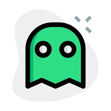 Pacman ısrarla renkli hayaletler tarafından takip ediliyor..