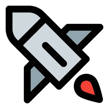 Uzay keşfi için roket fırlatıldı.