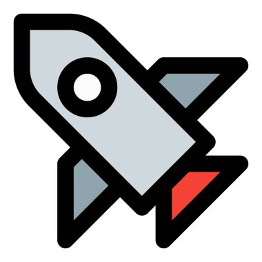 Uzay yolculuğu ve keşfi için roket.