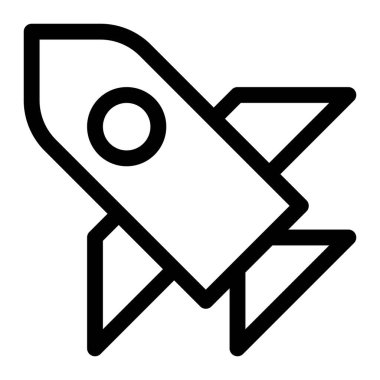 Uzay yolculuğu ve keşfi için roket.