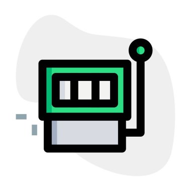 Slot makinesi döndürme eylemi ile etkinleştirilsin.