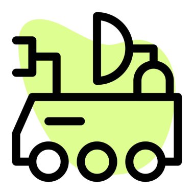 Gezgin araçlarla geçen yabancı bölge..